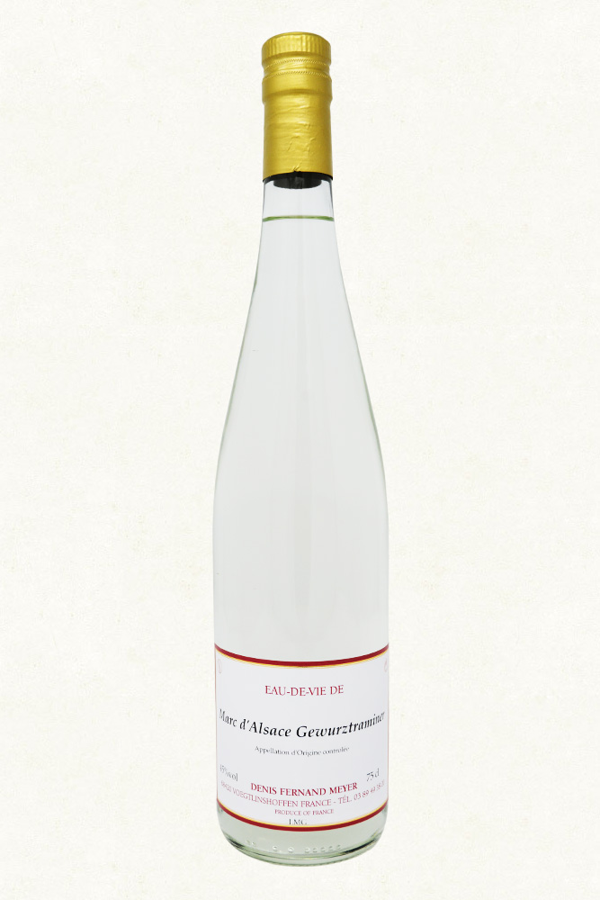 Eau de vie Marc d'Alsace Gewurztraminer